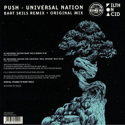 Universal Nation (Bart Skils Remix + Original Mix) blue vinyl
