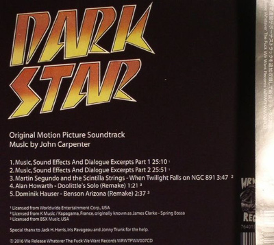 Dark Star (Original Motion Picture Soundtrack)