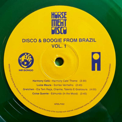 Horse Meat Disco Presents Disco & Boogie From Brazil Vol.1 (Gatefold Green Vinyl)