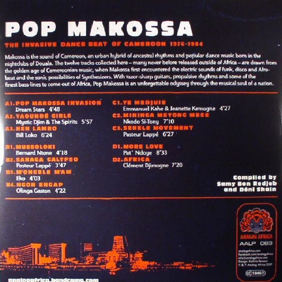 Pop Makossa - The Invasive Dance Beat Of Cameroon 1976​-​1984 (gatefold) + booklet