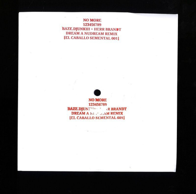 123456789 (Baze.Djunkiii & Herr Brandt Dream A NuDream Remix) coloured vinyl