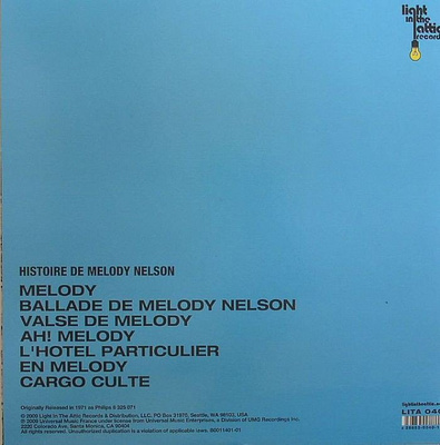 Histoire De Melody Nelson (180g)