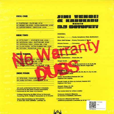 No Warranty Dubs