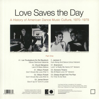 Love Saves The Day 1: A History Of American Dance Music Culture, 1970-1979