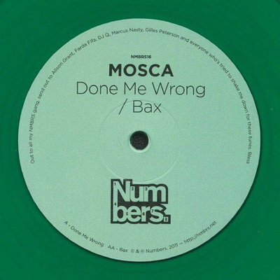 Done Me Wrong / Bax (green vinyl)