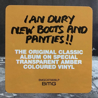 New Boots And Panties!! (Amber Transparent Vinyl)