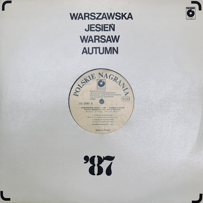 Warszawska Jesień - 1987 - Warsaw Autumn (Kronika dźwiękowa Nr 5 - Sound Chronicle No. 5)