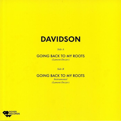 Going Back To My Roots (yellow vinyl)