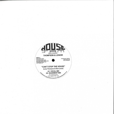 Can't Stop The House (white vinyl)