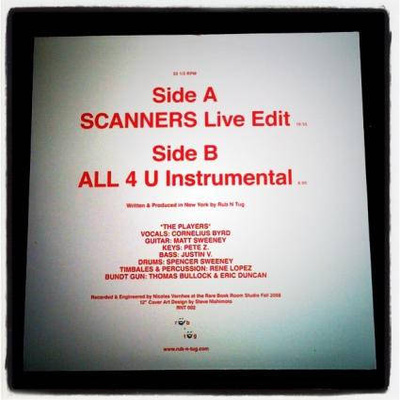 Scanners Live Edit / All 4 U Instrumental