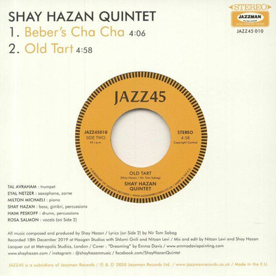Berber's Cha Cha / Old Tart