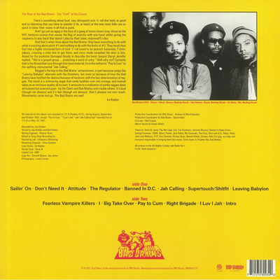 Bad Brains (Transparent Red Vinyl)