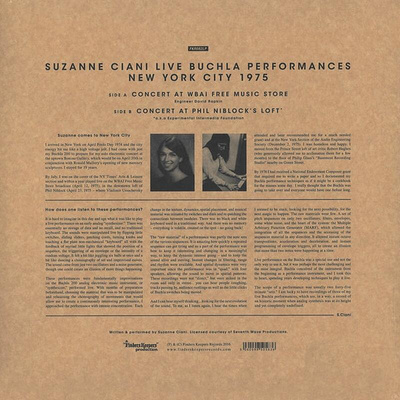 Buchla Concerts 1975 (2024 Repress)