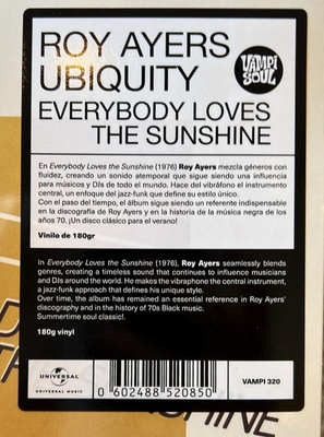 Everybody Loves The Sunshine (180g)