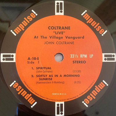 "Live" At The Village Vanguard (Gatefold) 180g [Used / Second Hand]