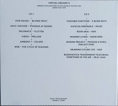 Virtual Dreams II - Ambient Explorations In The House & Techno Age, Japan 1993-1999