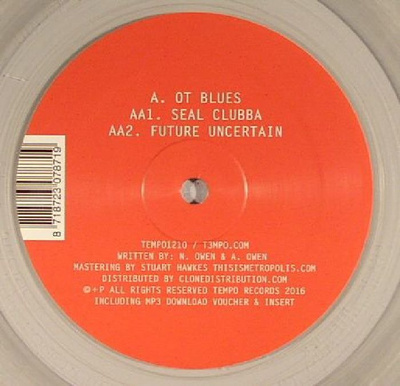 Future Uncertain (12" + insert) clear vinyl