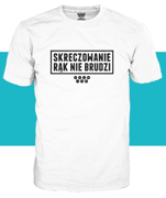 Skreczowanie rąk nie brudzi - white