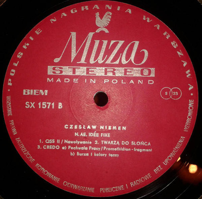 Idee Fixe (Red Label w/ Silver Print)