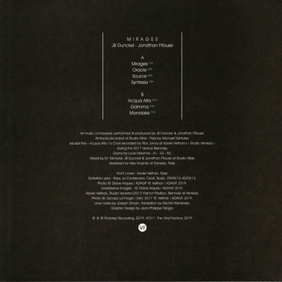 Mirages (180g) clear vinyl