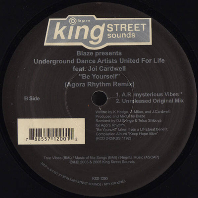 Be Yourself (Agora Rhythm Remixes)