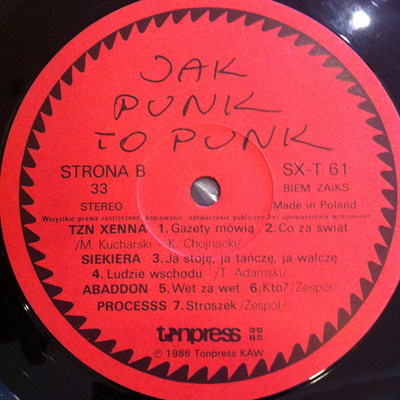 Jak Punk To Punk [Used / Second Hand]