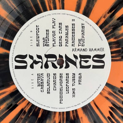 Shrines (Deluxe Edition) Orange / Black Splatter Vinyl