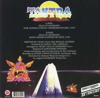 Hills Of Katmandu (Patrick Cowley & Jurgen Kopper Remixes)