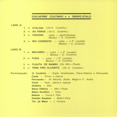 Guilherme Coutinho E O Grupo Stalo