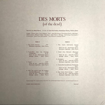 Des Morts (Of The Dead)