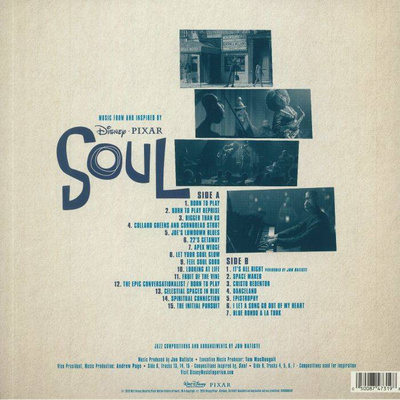 Soul: Music From And Inspired By Disney Pixar Soul (gatefold)