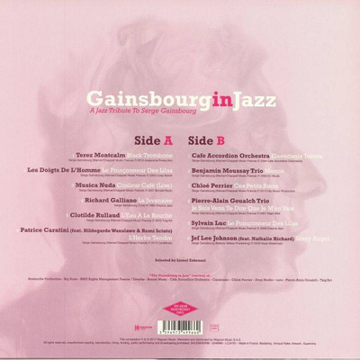 Gainsbourg In Jazz: A Jazz Tribute To Serge Gainsbourg (180g)