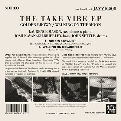 Take Vibe EP (Golden Brown / Walking On The Moon) Special Issue