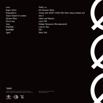 Touched Electronix 001 (transparent blue vinyl)