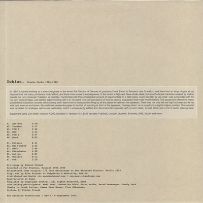 Studio Works 1986-1988