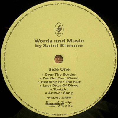 Words And Music By Saint Etienne