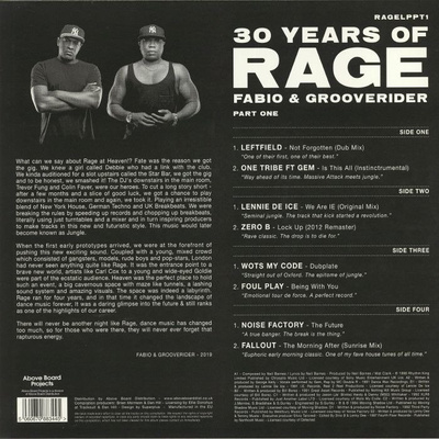 30 Years Of Rage Part One