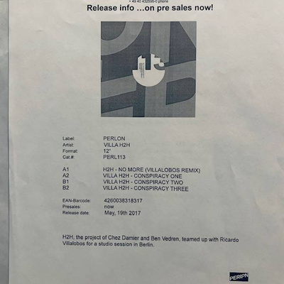 No More / Conspiracy One/Two/Three promo