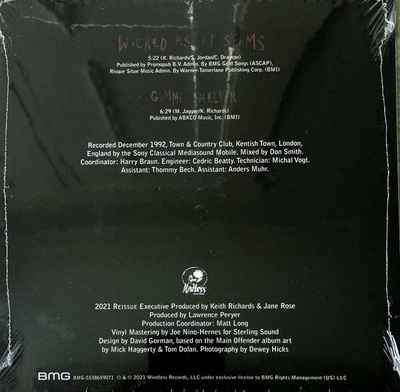 Wicked As It Seems / Gimme Shelter (Live) (Record Store Day 2021) Red Vinyl