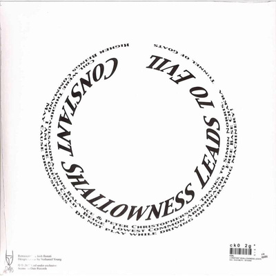 Constant Shallowness Leads To Evil (Clear Vinyl)