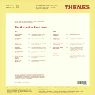 Themes: The All American Powerhouse (180g)
