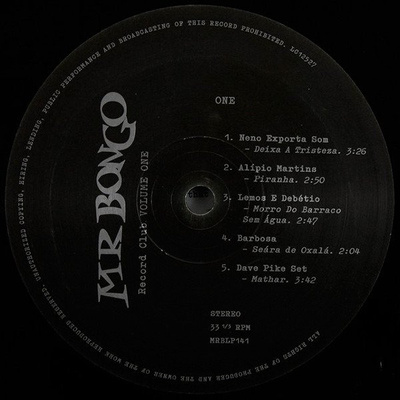 Mr Bongo Record Club Volume One