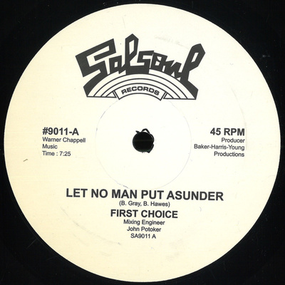 Let No Man Put Asunder (Ron Hardy Edit)