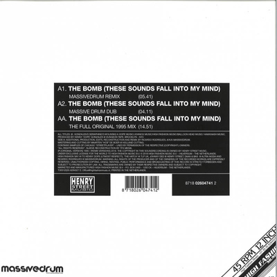 The Bomb!: These Sounds Fall Into My Mind (Massivedrum Remix)