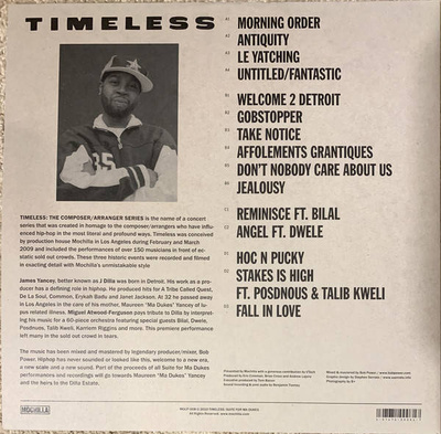 Mochilla Presents Timeless: Suite For Ma Dukes (Record Store Day 2021)