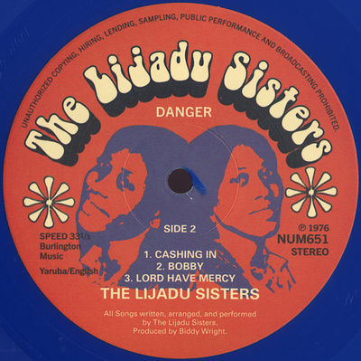 Danger (Telepathy Blue Blue Vinyl)