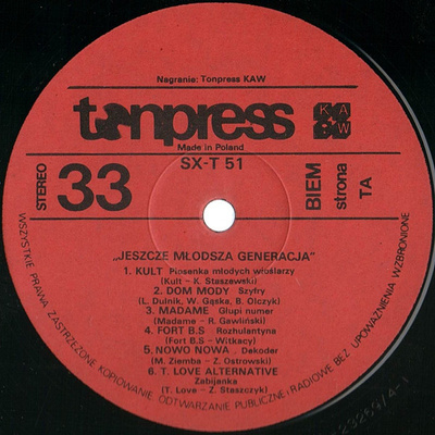 Jeszcze Młodsza Generacja [Used / Second Hand]