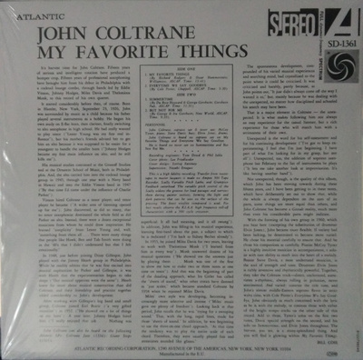 My Favorite Things (180g) [Used / Second Hand]