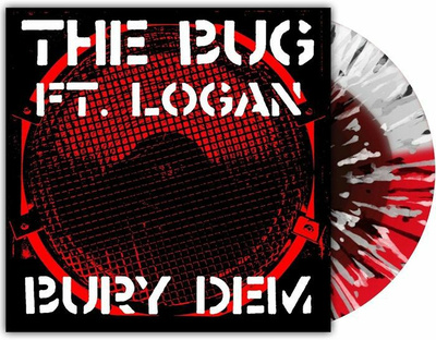 Burials / Mud (Red & White Split Coloured Splattered Vinyl)