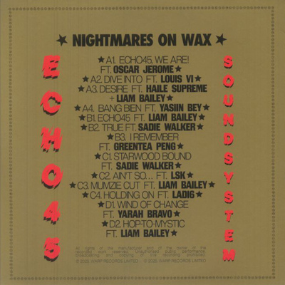 Echo45 SoundSystem (Gold Vinyl)